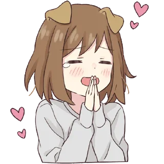 Стикер Dog Girl Pt.2 @jp_stickers - 11
