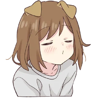 Стикер Dog Girl Pt.2 @jp_stickers - 7