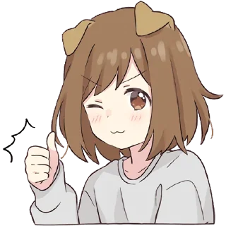Стикер Dog Girl Pt.2 @jp_stickers - 4