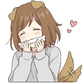 Стикер Dog Girl Pt.2 @jp_stickers - 10