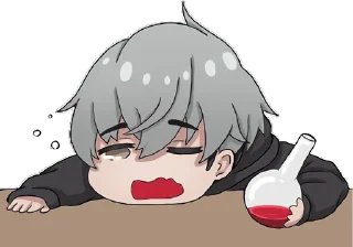 Стикер Kurisu Gamer @jp_stickers - 2