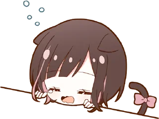 Sticker Kuroneko Chan @jp_stickers - 9