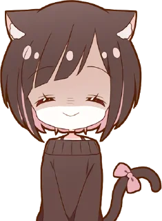 Sticker Kuroneko Chan @jp_stickers - 10