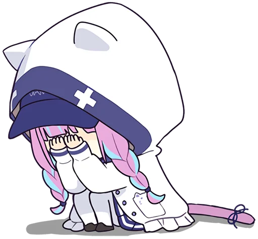 Sticker Minato Aqua @jp_stickers - 11