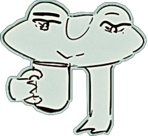 Sticker Жабка устала | @z4chem_i_z4chem - 7