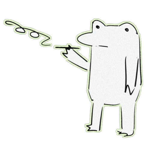 Sticker Жабка устала | @z4chem_i_z4chem - 5