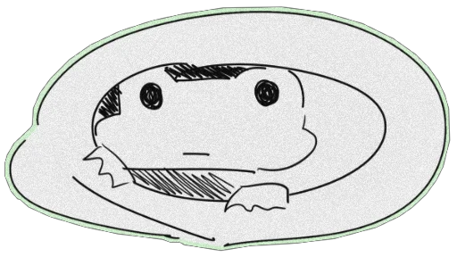 Sticker Жабка устала | @z4chem_i_z4chem - 3