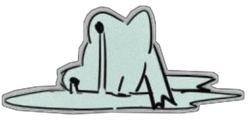 Sticker Жабка устала | @z4chem_i_z4chem - 2