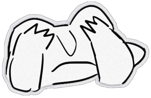 Sticker Жабка устала | @z4chem_i_z4chem - 1