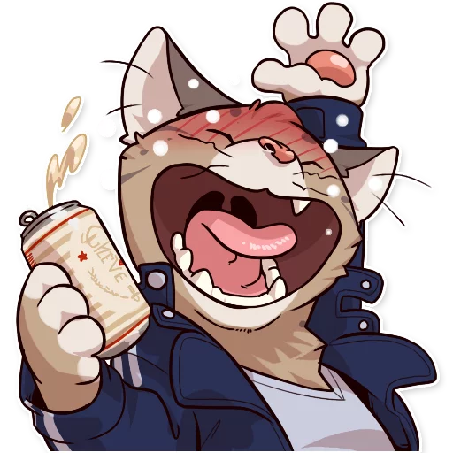 Sticker JackCat - 1