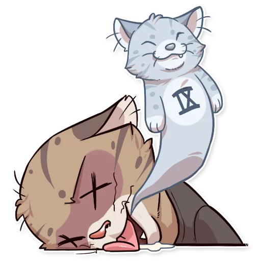 Стикер Jack Cat - 3