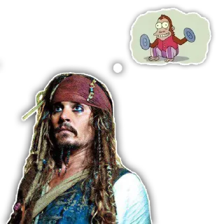 Sticker Jack Sparrow, my love - 10