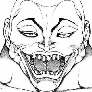 Стикер Jack hanma @thekhudam - 6