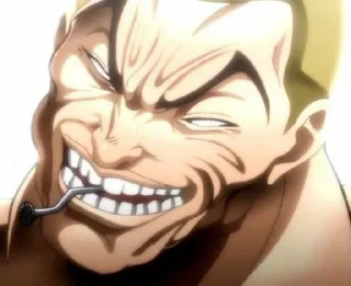 Стикер Jack hanma @thekhudam - 4