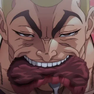 Стикер Jack hanma @thekhudam - 3