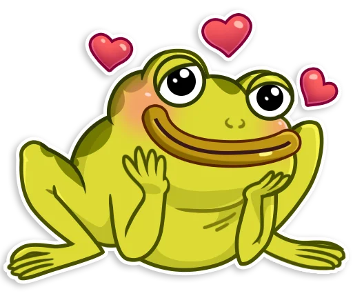 frog clipart cartoon