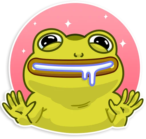 мультфильм лягушка клипарт