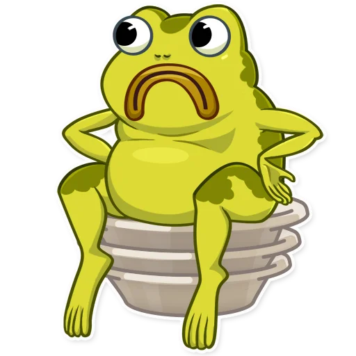 лягушка рисование мультфильм