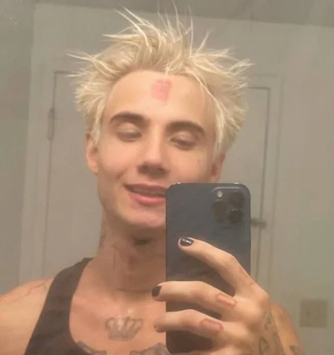 person human face wall