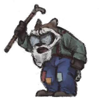 Sticker Jay Wolve by @macrolee - 8