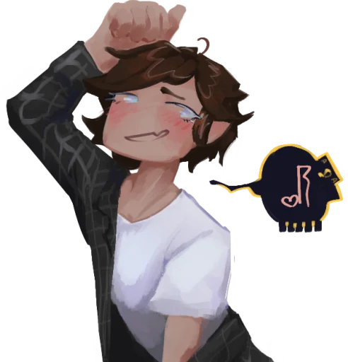 Sticker CatPokerman - 0