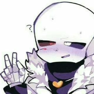 Sticker Кросс @undertailAUU - 1