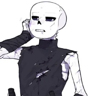 Sticker Кросс @undertailAUU - 6