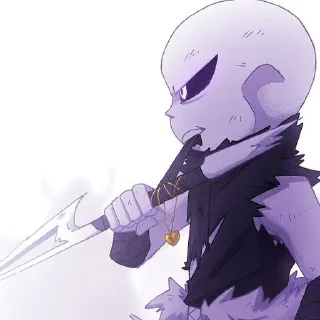 Sticker Кросс @undertailAUU - 11