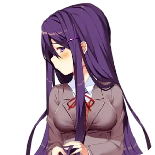 Стикер ユリ - Doki Doki Literature Club! - 3