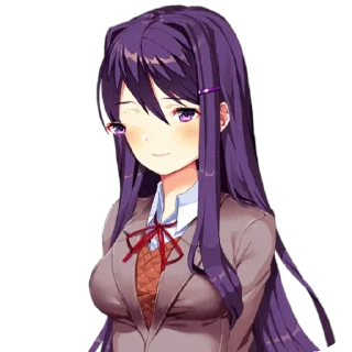 Стикер ユリ - Doki Doki Literature Club! - 9