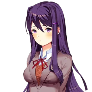 Стикер ユリ - Doki Doki Literature Club! - 5