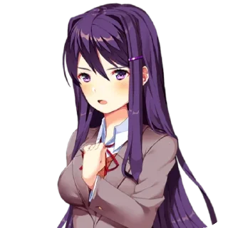 Стикер ユリ - Doki Doki Literature Club! - 11