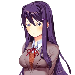 Стикер ユリ - Doki Doki Literature Club! - 8