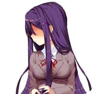 Стикер ユリ - Doki Doki Literature Club! - 0