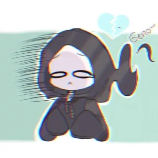 Стикер Риппер @undertailAUU - 6