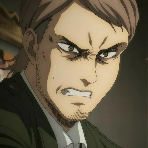 anime cartoon human face