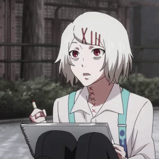 аниме мультфильм человеческое лицо