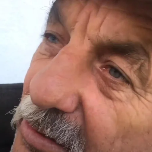 person human face wrinkle