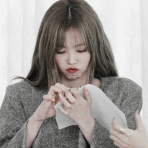 person human face lip