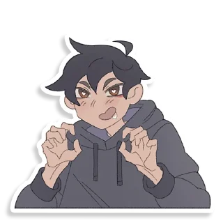 Sticker Jenya and Stas - 2