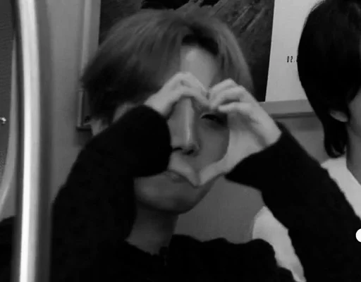 person black and white indoor