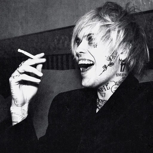 черно-белый Человек человеческое лицо