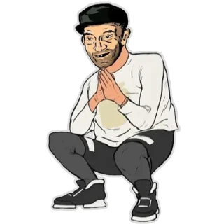 Sticker ИСУС CREW СНОВА В СТРОЮ - 10