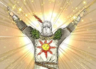 Стикер ave maria deus vult - 5