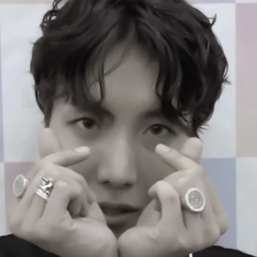 person human face finger