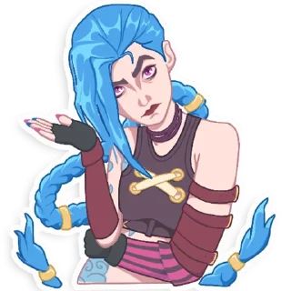 Стикер jinx_by_veryromanoff - 7