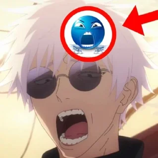 Sticker Silly jjk @TgEmodziBot - 11