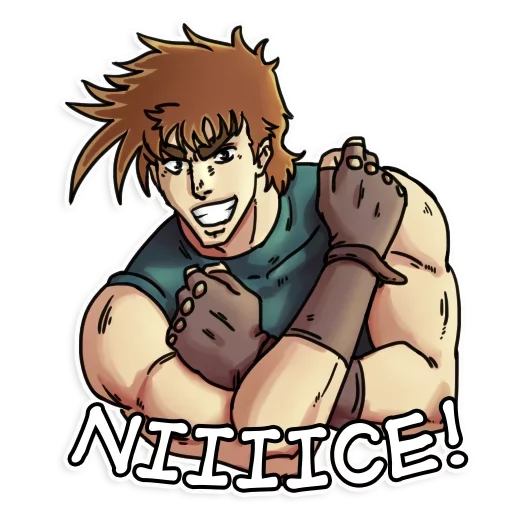 Стикер JoJoBizzAdv - 1