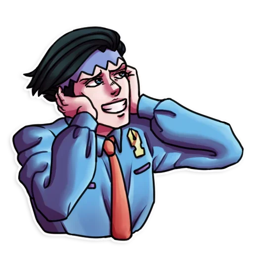 Sticker JoJoBizzAdv - 1