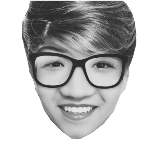 человеческое лицо улыбаться очки